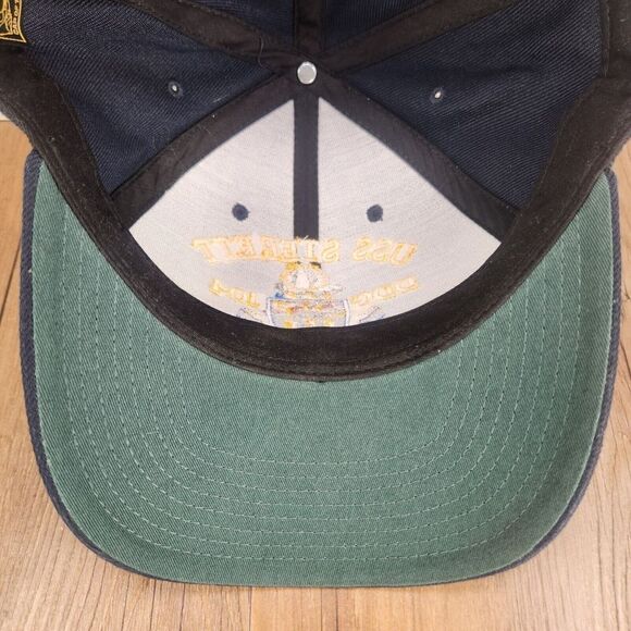 USS Sterett DDG 104 Hat Cap Strap Back Blue Navy Embroidered Mens Boat Ship Sea - Picture 8 of 10
